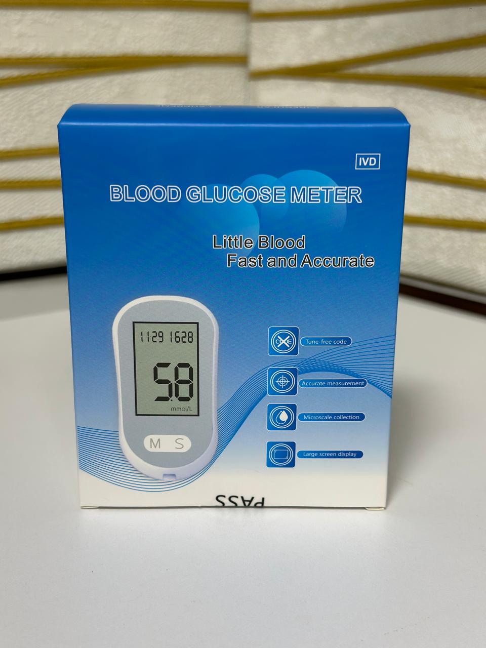 Kit Medidor de Glucosa Portatil Lancetas