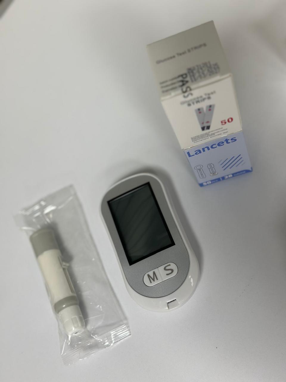 Kit Medidor de Glucosa Portatil Lancetas