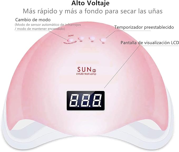 LAMPARA SECADOR DE UÑAS UV LED