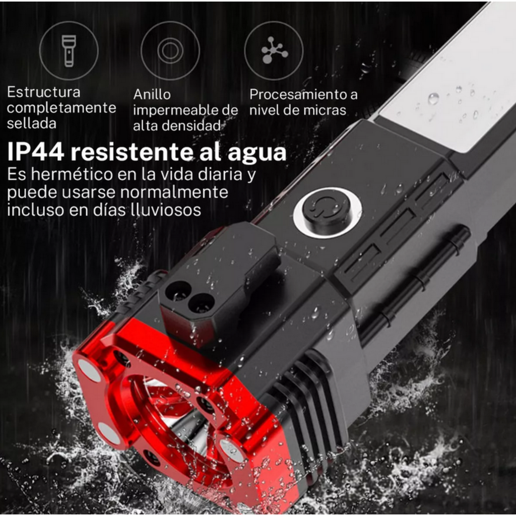 Linterna Martillo Powerbank Portatil